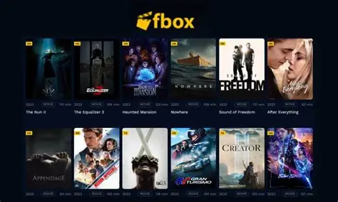 Trending movies and TV shows available on Fbox